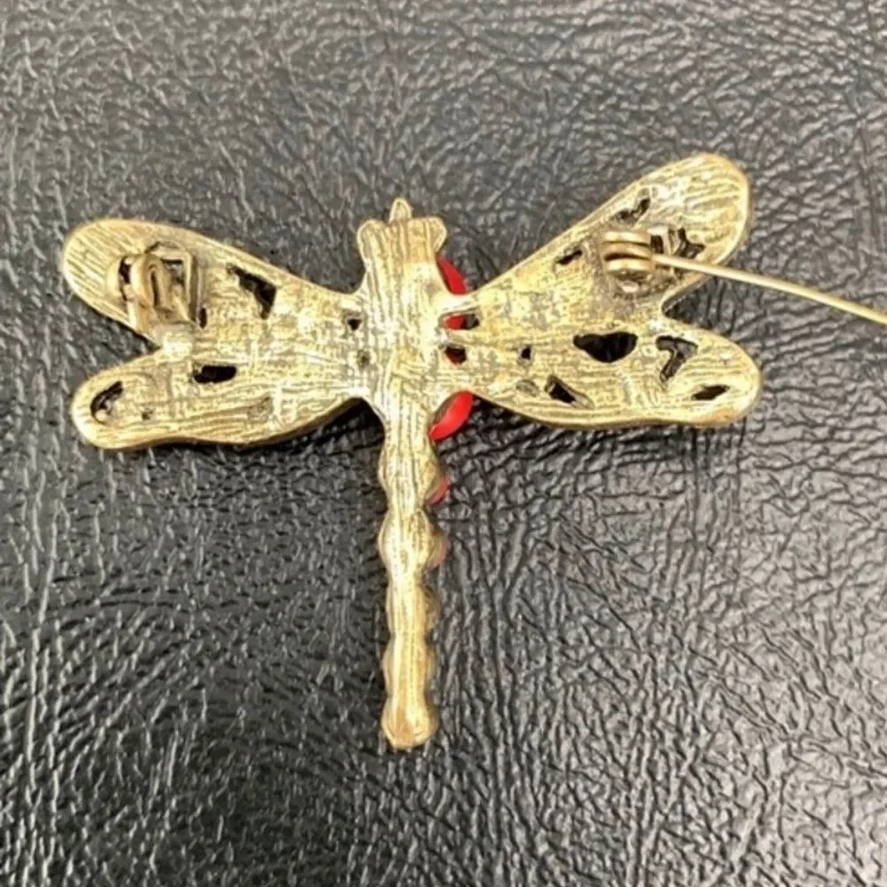 Men’s Jazz Club Dragonfly Lapel Pin Vintage Style Brooch